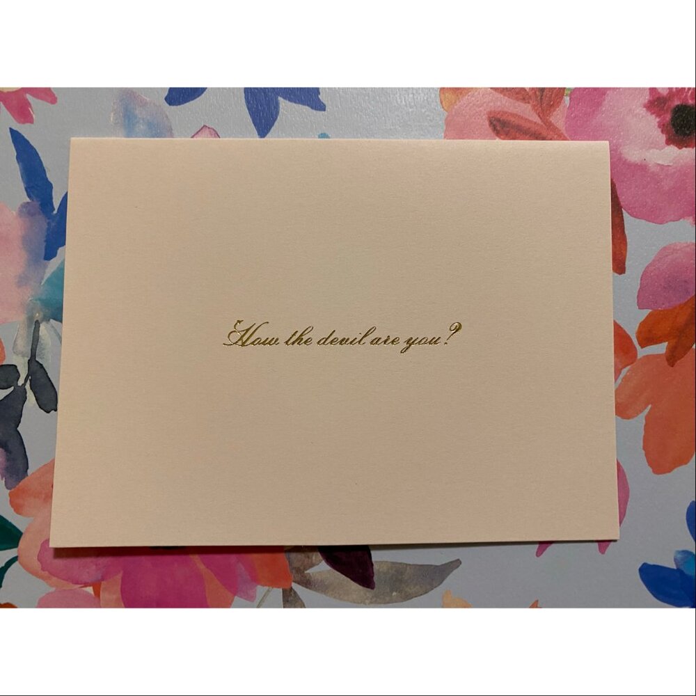 Kate Spade Notecards - Devil - Picture 3 of 5